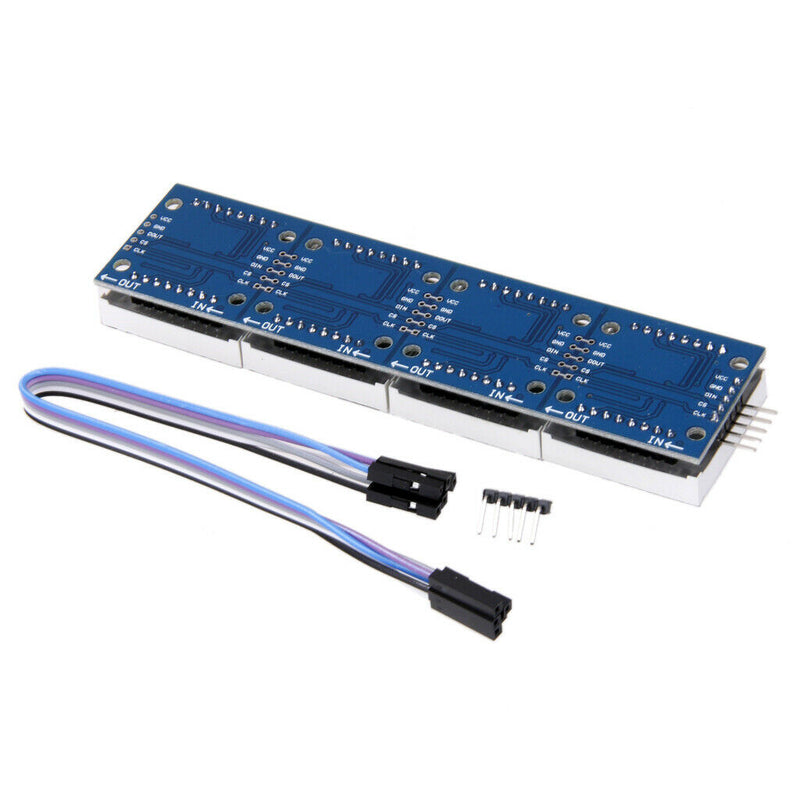 MAX7219 Dot Matrix Module LED 4in1 Display Drive With 5Pin Cable For