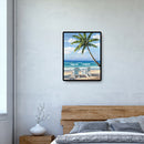 DIY Full Square Drill Cross Stitch Relaxing Beach Mosaic Diamond Painting