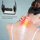 Portable Head Neck Traction Massager for Cervical Posture Alignment Support A