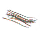 10 x Mini Micro SH 1.0mm 4-Pin JST Double Connector Plugs Wires Cables 100MM BX