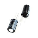 2 Pcs 4700uF 25V 105C Radial Electrolytic Capacitors Black 26x16mm D8F8