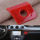 Copilot Armrest Storage Box Switch Cover Trim Parts Fit For 2015-18 Ford Mustang