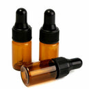 10pcs 3ml Empty brown Glass Dropper Bottles with Pipette for Essential Oil