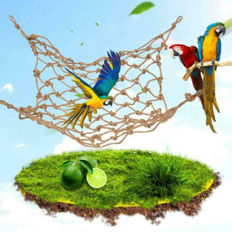 Small Pet Bird Climbing Net Bird Parrot Toys Pet Supplies Hemp Rope Training