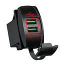 For 12V 24V Car Boat Motorcycle ATV Dual QC3.0 USB Car Charger Quick Charge 3.0