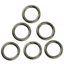 12Pcs 28mm Alloy Spring Gate O-Rings Round Snap Spring Clip Balck and Golden