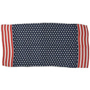Fashion Long Soft Wrap Lady Shawl American USA Flag Chiffon Long Scarf Scar
