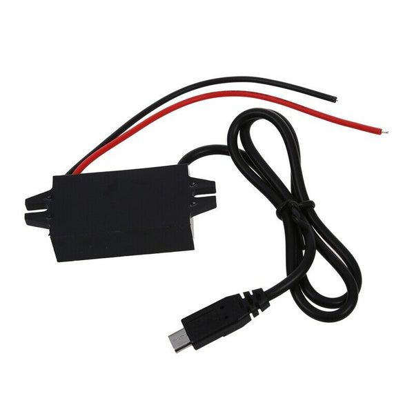 Car Charger DC Converter Module 12V To 5V 3A 15W with Micro USB Cable U2Q7