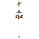 Metal Bell Lucky Feng Shui Hanging Charm Wind Chime, Chinese Elephant Fish