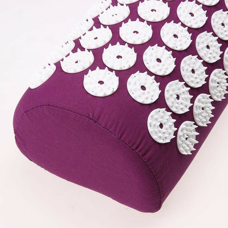 1Pcs Acupressure Massage Mat Relieve Stress Yoga Mat Massager Pillow For Bo Q3P9