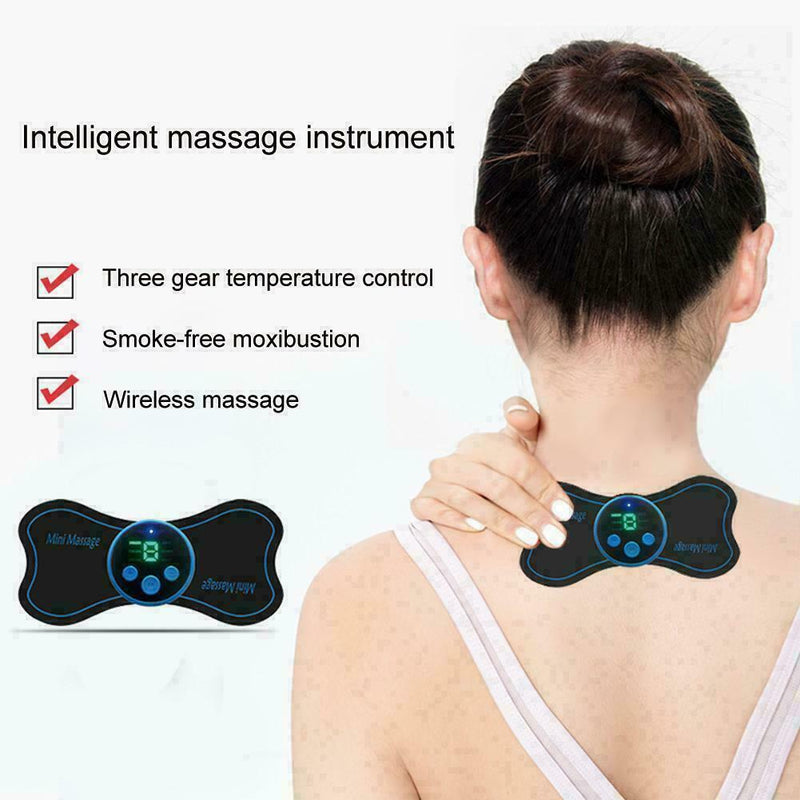 Mini Neck Massager Muscle Stimulator Back Pain Relief Massage Tool Cervical I8I9