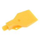 2pcs Three Holes Plastic 1/4 Air  Blower Jet Washer Nozzles Yellow 46mm