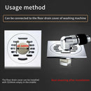 Special elbow for floor drain type dishwasher universal washing machine pipe