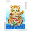 5D DIY Special Shaped Diamond Painting Cat Cross Stitch Mosaic Craft Kits