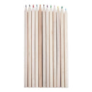 Wood Pencil Case Box Colour Pencils + Wooden Sharpener Ruler Sketching Set  B1J6
