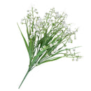 6pcs Artificial Orchid Flowers DIY Green Plants Decor Outside Art Wedding
