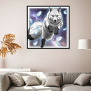 5D DIY Full Round Diamond Painting Mosaic Decor Handmade Gift (Wolf LD546)