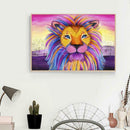 5D DIY Full Drill Diamond Painting Cross Stitch Embroidery Mosaic (Lion)