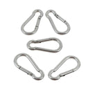 5 Pcs Stainless Steel Quick Links Carabiner 4mm Cable Shackle Connector