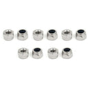 M5x0.8mm Metric Stainless Steel Nylon Insert Lock Hex Nuts 30 Pcs L5S2