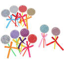 10 Set box for eyelash blank eyelashes plastic package Lollipop transparent B&X