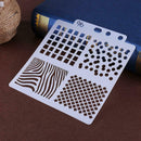 Theme Lace Ruler Handcraft Template DIY Photo Album Stencils Drawing Tool