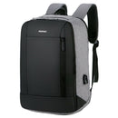 Mei Nai Li Mens Travel Backpack Waterproof USB Charge Male Anti-Theft Lapto