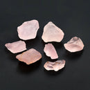Natural Rose Pink Quartz Crystal Stone Rock Mineral Specimen Healing Collectible