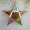 Wall Hanging Tealight Candle Holder Star Lantern for Wedding Holiday Decor
