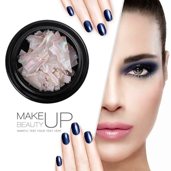 1 Box Natural Shell Piece Multicolor Fragments Nail Patch Nail Art (2)