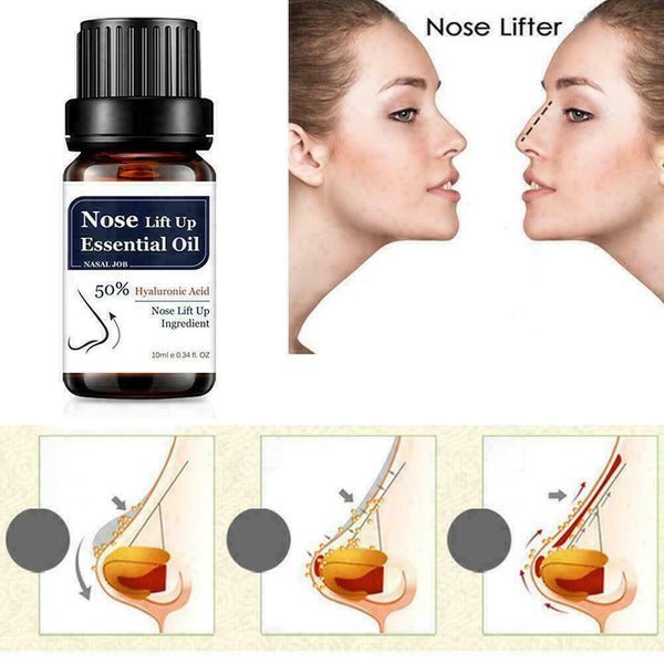10ml Nose Lift Up Essential Oil Beauty Nosal Remodeling Fast Bone Cre X9W8