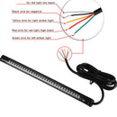 LED Flexible Mini Strip Led Motorcycle Turn Signal Universal Amber Light Strip