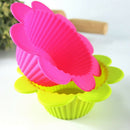 6 x Silicone Cake Muffin Chocolate Cupcake Liner Baking Cup Cookie Mold
