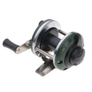 Mini Ice Fishing Reel Drum Reel Winter Fishing Right Hand Wheel Metal