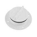 6pcs Nylon Marine Yacht Cockpit Deck Round Scupper Valve Drain with Gasket Seal