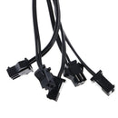 2xSplitter Cable Connector for EL Wire Neon Strip Light Accessory 4 & 5 in 1