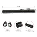 R3 LED Flashlight Clip Mini Light Penlight Portable Pen Torch Lamp Waterproof