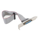 Motherboard DB25 1 Port Serial Parallel PCI Slot Header Cable Bracket  A
