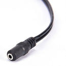 2-RCA Cable Male Plug to 3.5mm Female Aux Audio Headphone Jack ConverterAdap Hn