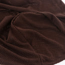 1 Pair Brown Anti-dirty Elastic Sofa Armrest Covers Armchair Slipcovers
