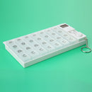 Digital 7days Pill Reminder Organizer Pill Box Case Timer White