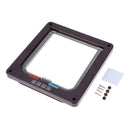 4 Way Lockable Dogs Cat Security Flap Door Kitten Puppy Pets Gate (Brown S) A