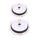 7inch Wool Polishing Pad Soft Sheepskin Buffing Pads with Hook and Loop Bac