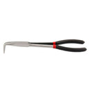 3X 11 inch EXTRA LONG NOSE PLIERS SET STRAIGHT & BENT TIP MECHANIC GRIP HAND  YE