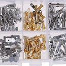 150pcs Male and Female Car Spade Connector Splice Crimp Wire Terminals~