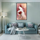 Wall Gift Hotel 5D DIY Diamond Painting Set Canvas White Peacock Home Decor