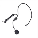 Portable Headset Microphone Wired3.5mmJack Condenser Universal For LoudspeakerBX