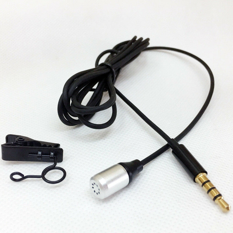 Portable Mini Lapel Lavalier Clip-On Microphone for Speech Lecture Class