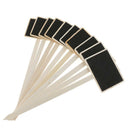 20pcs Wooden Blackboard Party Message Chalkboard Blackboard Plant Markers