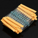 2600pcs 130 Values 1/4W 0.25W 1% Metal Film Resistors Set Pack Assorted Hot F9G1